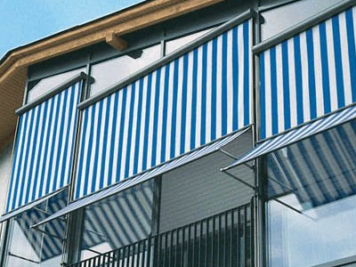 Vertical awnings